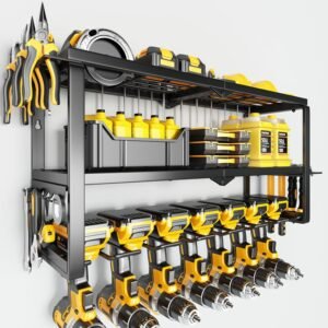Hot Deals Today 🇺🇸 – Power Tool Organizer Wall Mount – 300Lbs Load 3 Layers Storage...