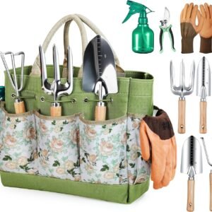 Hot Deals Today 🇺🇸 – Gardening Tools 9-Piece Heavy Duty Garden Hand Tools with Fashion and...
