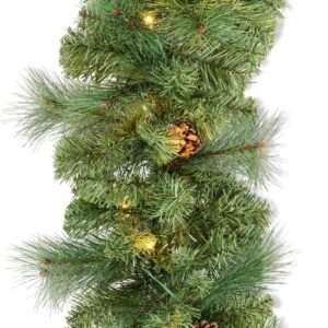 Hot Deals Today 🇺🇸 – Best Choice Products 9ft Pre-Lit Christmas Garland Holiday Décor for...