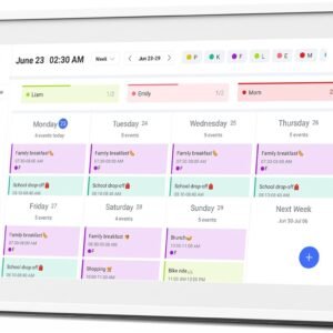 Hot Deals Today 🇺🇸 – Mezed 15.6″ Smart Digital Calendar, Meal Schedule, Duty Chart,...