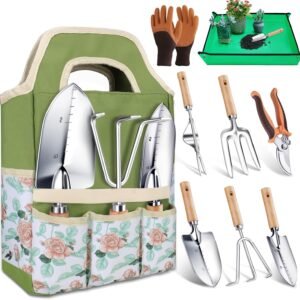 Hot Deals Today 🇺🇸 – Kynup Gardening Tools, Garden Tools Set-9 Piece Gardening Gift for Women,...